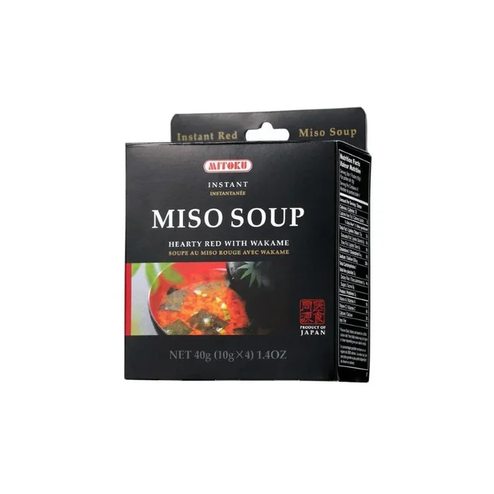Mitoku Instant Red Miso Soup with Wakame