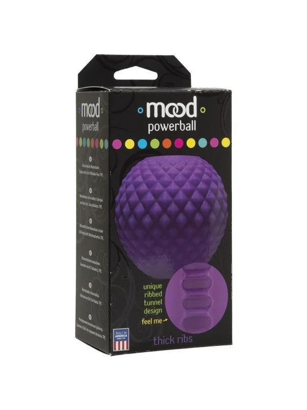 Mood Powerball Purple Thick Ribs