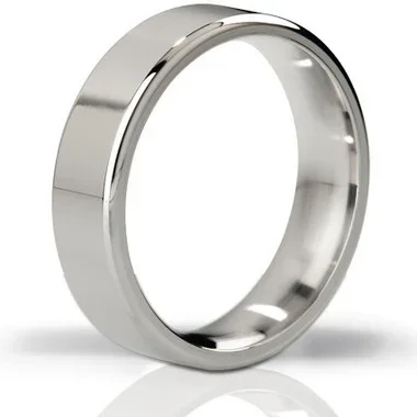 Mystim His Ringness The Duke Polished Stainless Steel Cock Ring 55mm