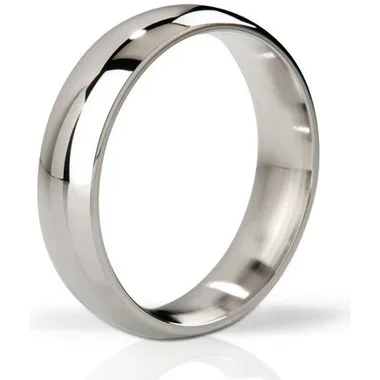 Mystim His Ringness The Earl Polished Stainless Steel Cock Ring 48mm