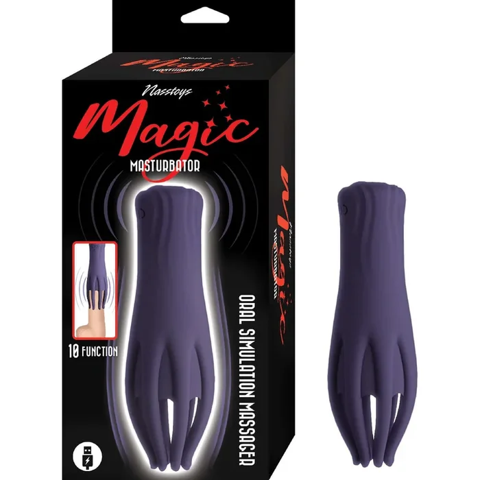 Nasstoys Magic Masturbator Oral Simulation Massager Purple
