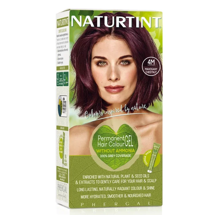 Naturtint Permanent Hair Colour Gel – 4M Mahogany Chestnut
