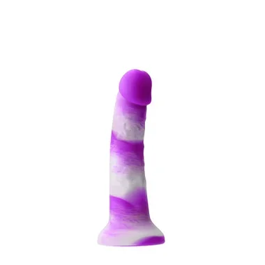 NS Novelties Colours Pleasures Yum Yum 6 inch Realistic Silicone Dildo Purple