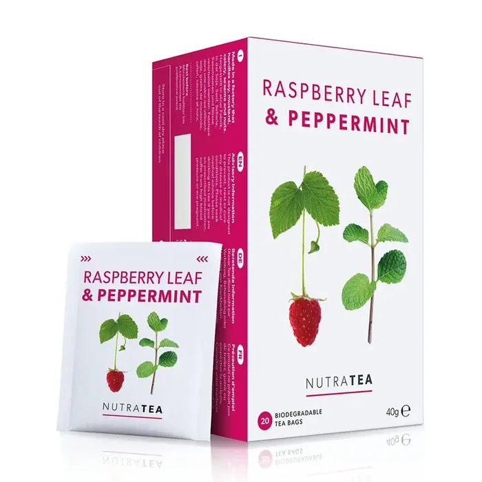 NutraTea Raspberry Leaf & Peppermint Tea