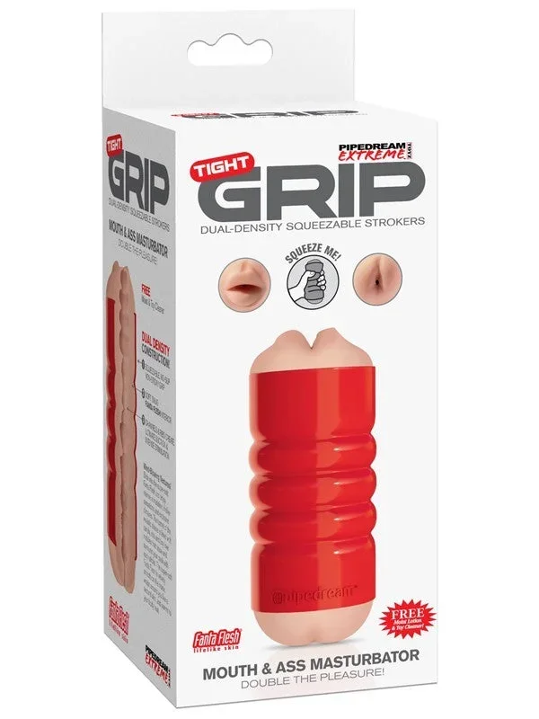 Pipedream Extreme Toyz Tight Grip Mouth & Ass Masturbator