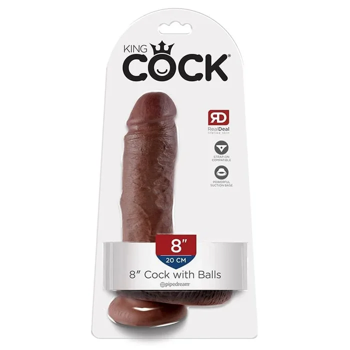 Pipedream Products King Cock 8″ Cock with Balls