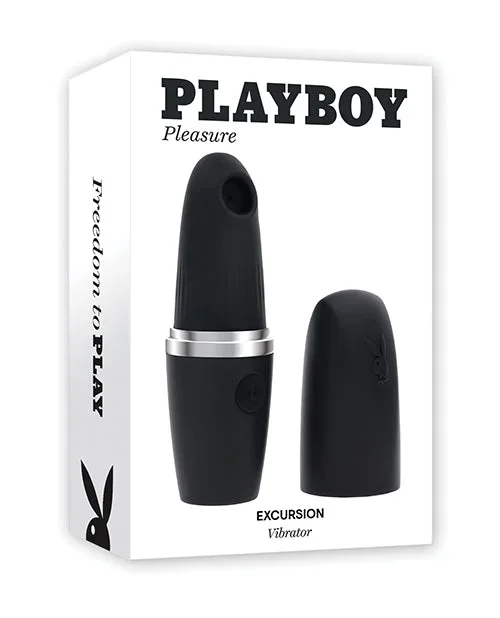 Playboy Pleasures Excursion Clitoral Suction Vibe – Black