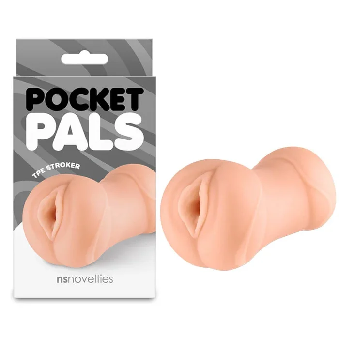 Pocket Pals Vagina Stroker – Tan – Tan Vagina Stroker