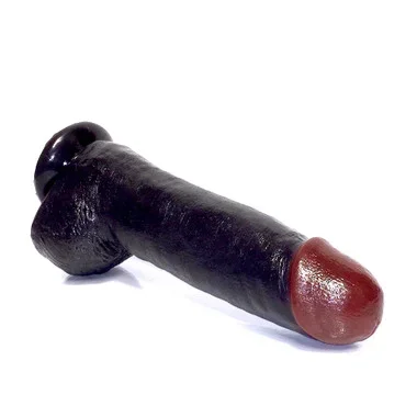 Rascal Toys Black Balled 12 inch Realistic Dildo with Suction Cup