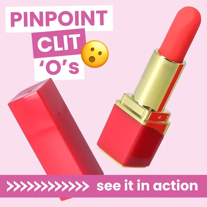 Rechargeable Lipstick Vibrator – Slip Into Your Purse for Secret Sexy Vibes!