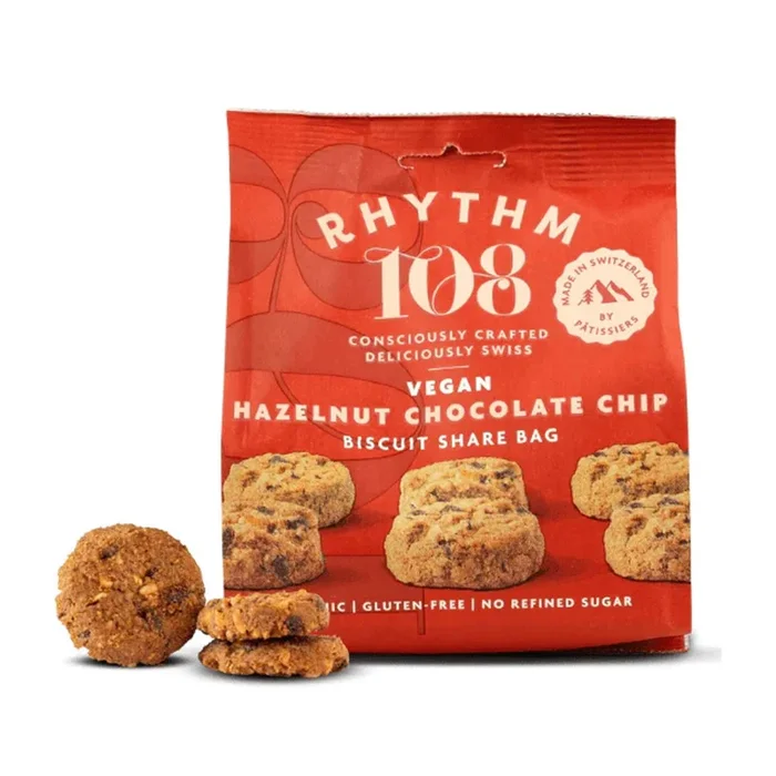 Rhythm 108 Hazelnut Chocolate Chip Biscuits