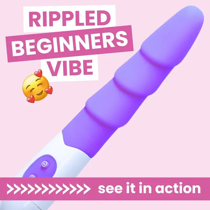 Rippled Silicone Vibrator For Beginners