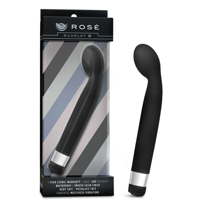 Rosé By Blush® | Scarlet G G-Spot Black 8.5-Inch Vibrator