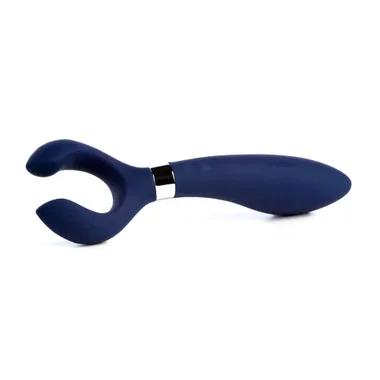 Satisfyer Endless Fun 100-function Rechargeable Silicone MultiFun Dual Ended Vibrator Dark Blue