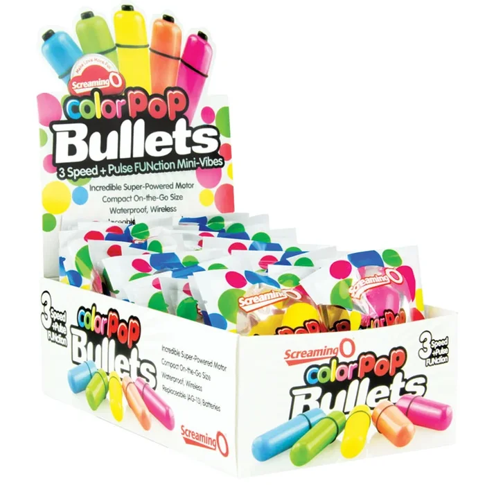Screaming O ColorPoP Bullets Display of 20