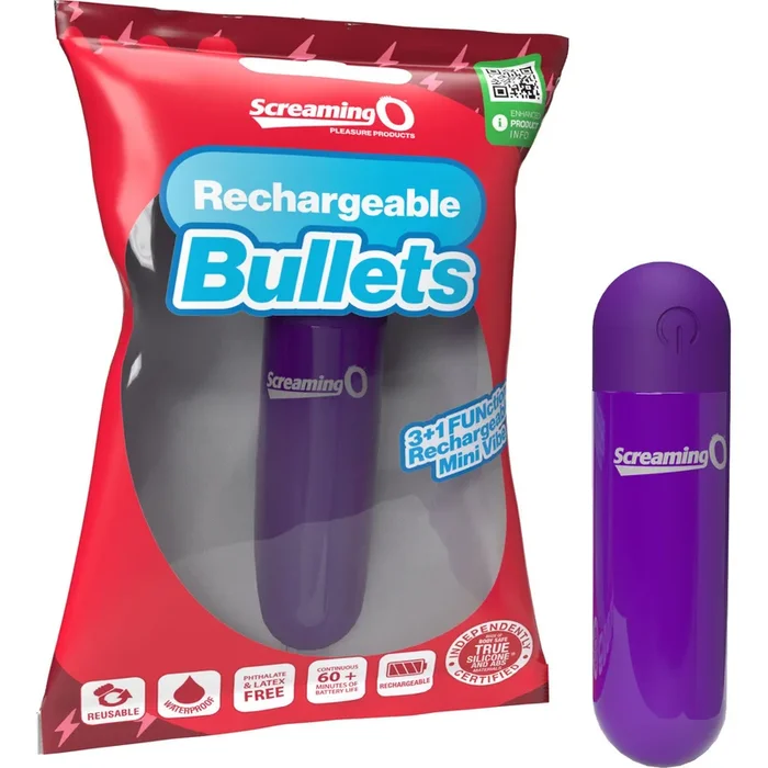 Screaming O Rechargeable Bullets – Purple