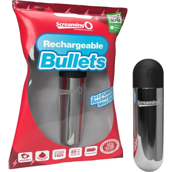 Screaming O Rechargeable Bullets – Siliver