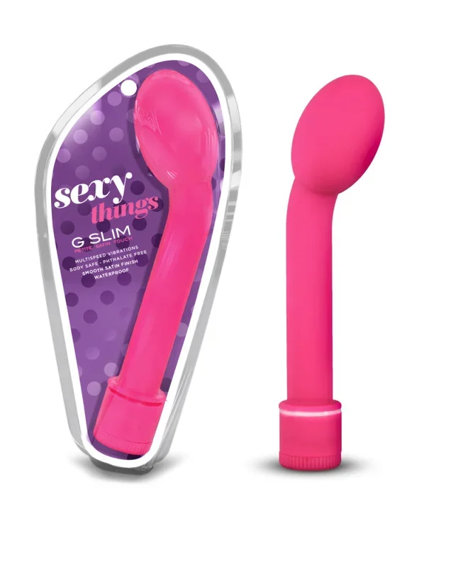Sexy Things By Blush® | G Slim Petite G-Spot Pink 6.5-Inch Vibrator