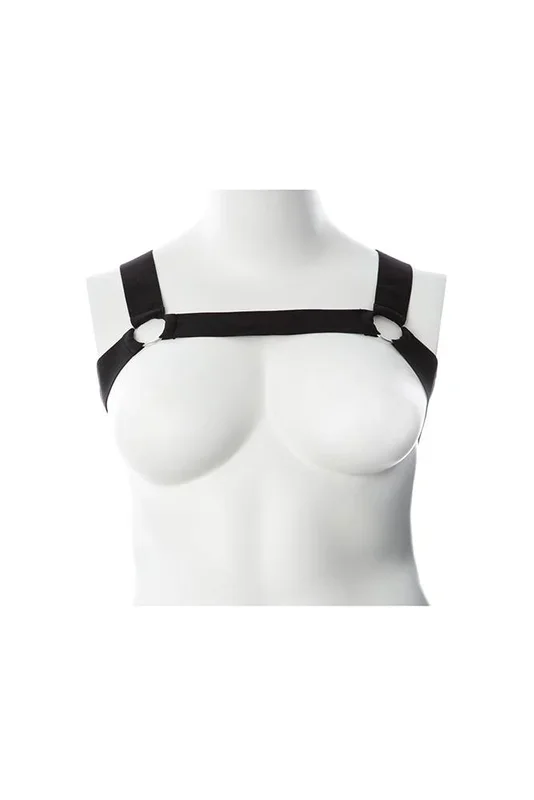 Shibari – Gender Fluid – Mason Chest Harness – Black