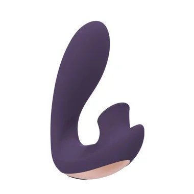 Shots Irresistible Desirable 21-function Rechargeable Silicone Vibrator with Air Pressure Wave Stimulation Purple