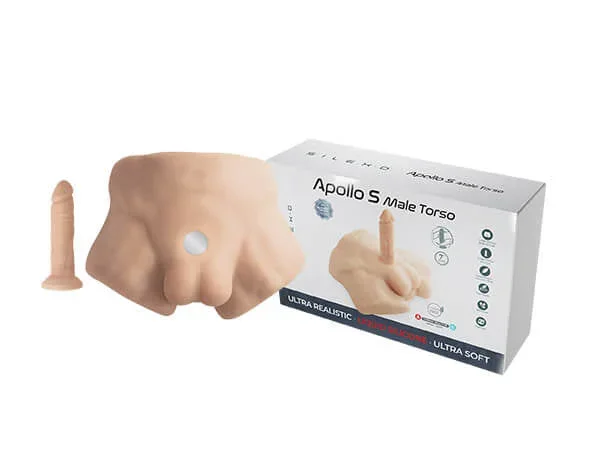 SILEXD 7″ Half Torso + Dildo Liquid Silicone Flesh