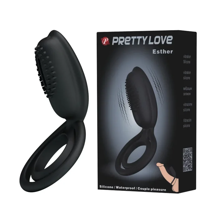 SILICONE VIBRATING COCK RING ESTHER