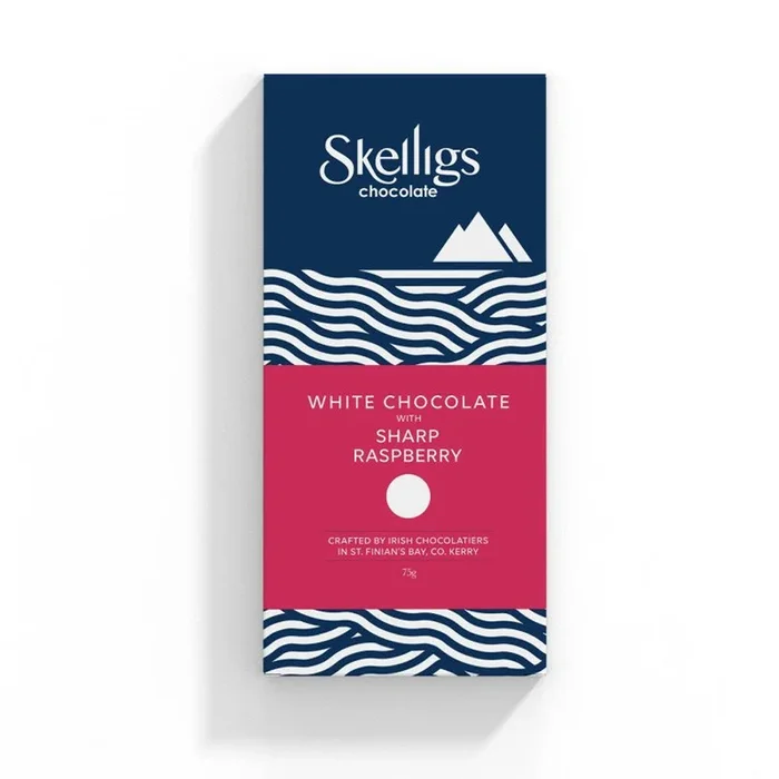 Skelligs Sharp Raspberry & White Chocolate Bar