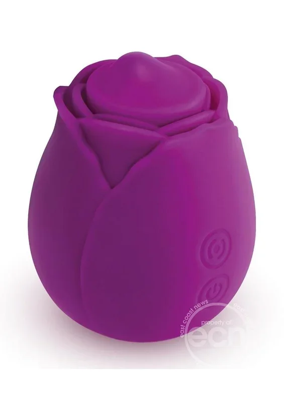 Skins Rose Buddies Rose Twirlz Rechargeable Silicone Clitoral Vibrator – Purple