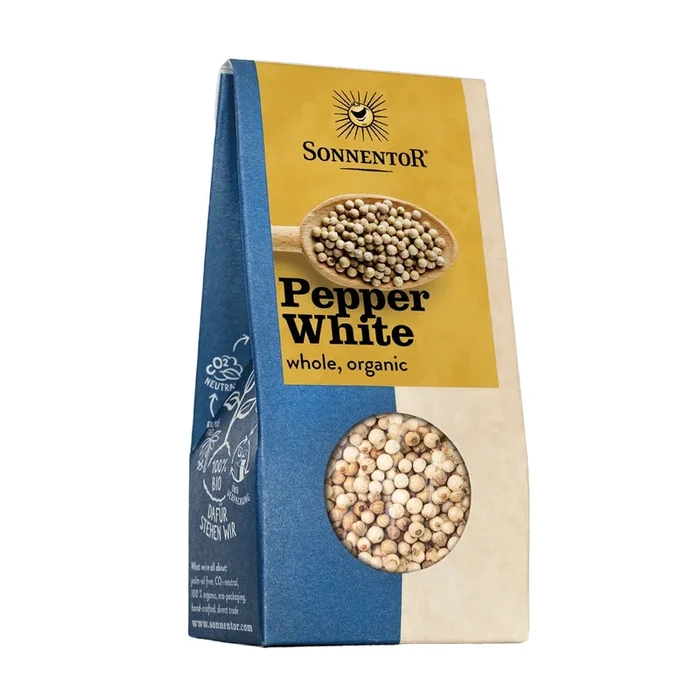 Sonnentor Organic Whole White Peppercorns
