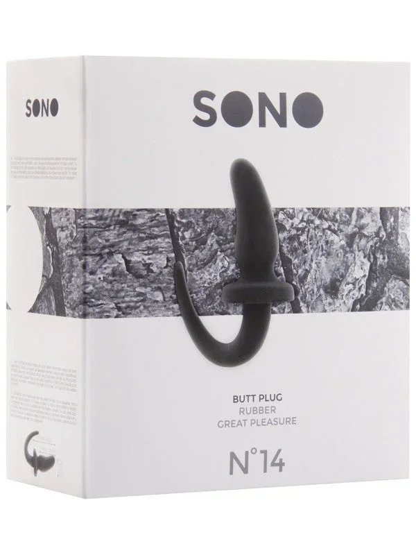 SONO NO. 14 Butt Plug 4 Inch Black