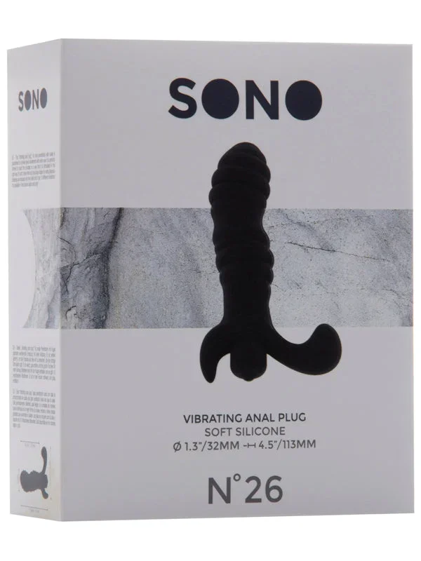 Sono No.26 Vibrating Prostate Massager Black