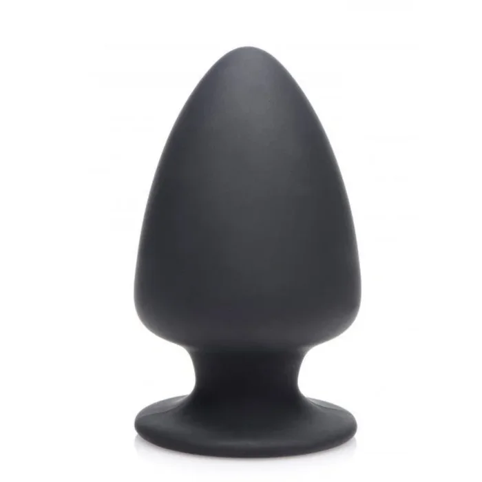 Squeeze-It Squeezable Silicone Butt Plug Black Small
