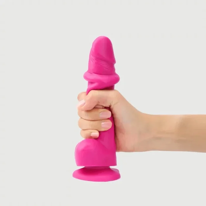 Strap On Me Sliding Skin Realistic Dildo Fuchsia