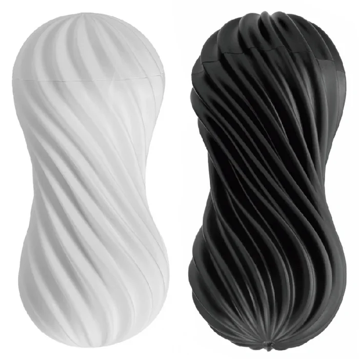 Tenga Flex | Spinning and Flexible Stroker Black/White