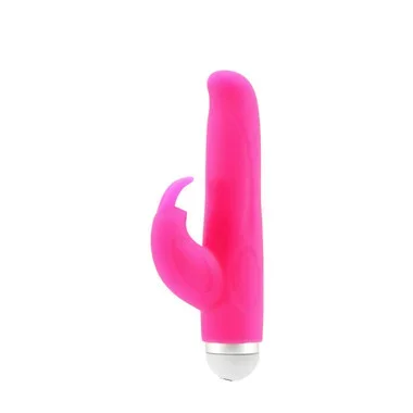 The Rabbit Company The Mini Rabbit 36-function Rechargeable Silicone Vibrator Hot Pink
