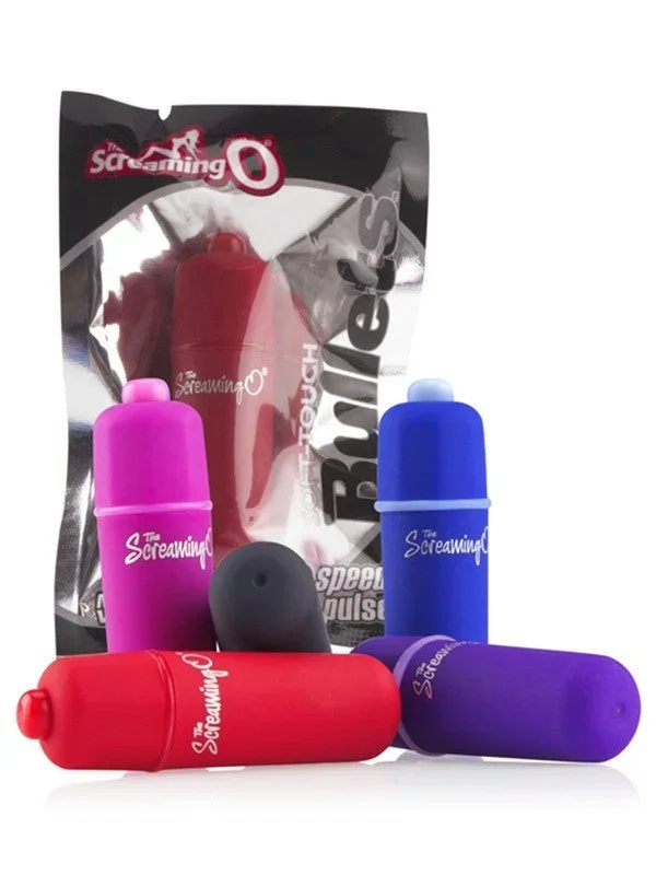 The Screaming O Soft Touch Bullets 3 Spd + Pulse Mode Single