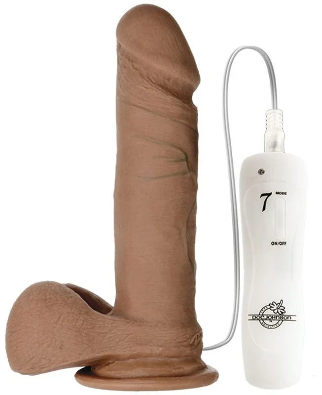 The Vibro Realistic Cock UR3 – 6 in. Brown