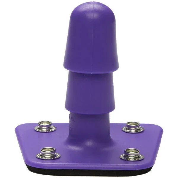 Vac-U-Lock – Supreme Harness with Plug Purple