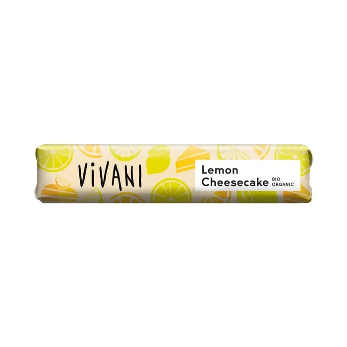 Vivani Organic Lemon Cheesecake Bar