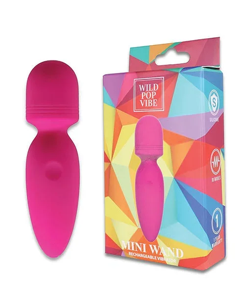 Wild Pop Vibe Mini Wand Vibrator – Pink