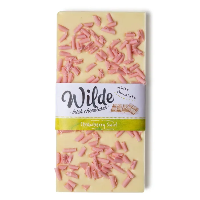 Wilde Irish Chocolates Strawberry Swirl White Chocolate