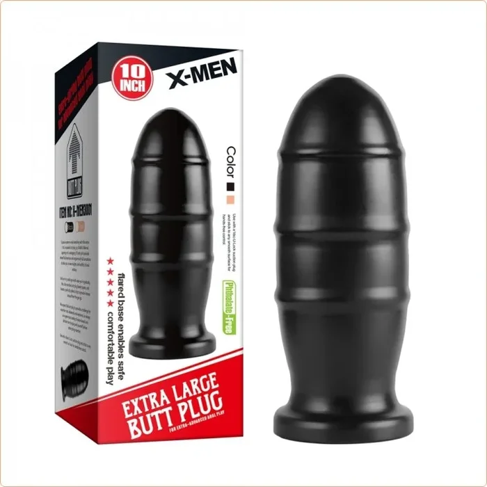 X-MEN 10″ Anal Plug