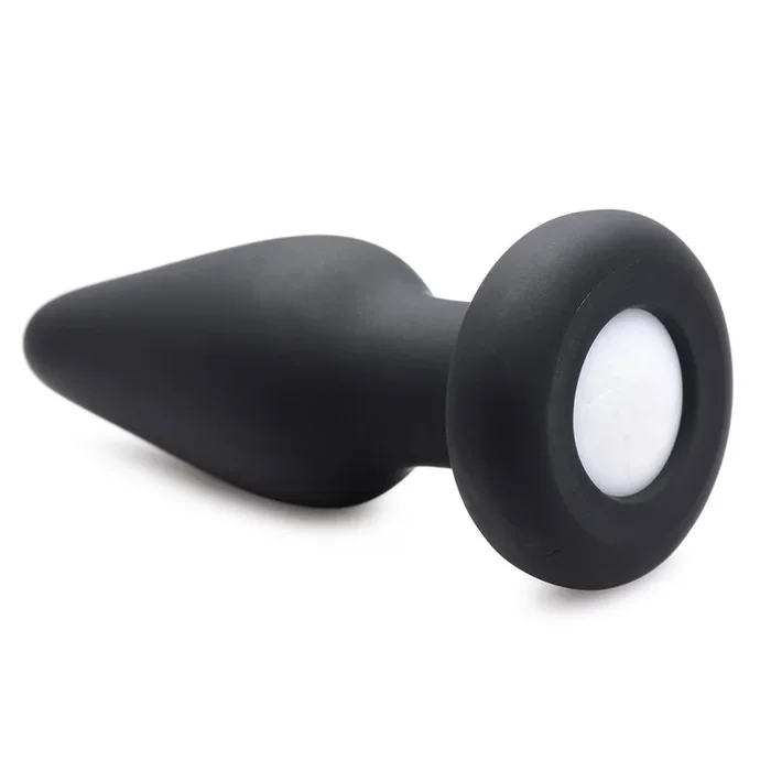 XR Brands Booty Sparks Silicone Light-Up Anal Plug Small