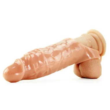 XR Brands Size Matters Really Ample Penis Sheath Flesh